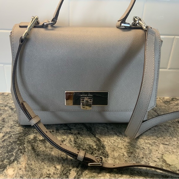 MICHAEL Michael Kors Handbags - Woman’s Michael Kors Tina satchel & cross body in gray.